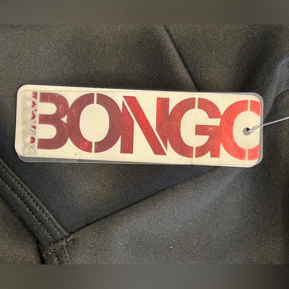 Bongo Black Bodycon Mini Dress Side Cutouts edgy 90’s grunge club party NWT L - Picture 8 of 8